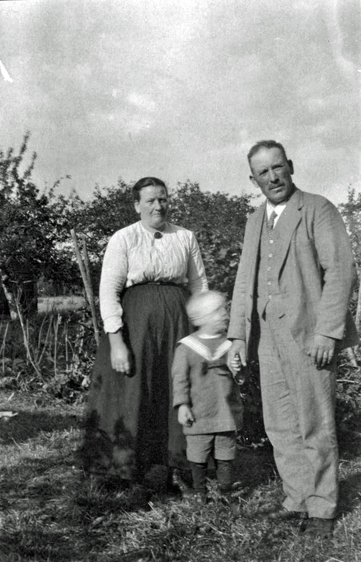 Maria och Arthur Brask med sonen Georg